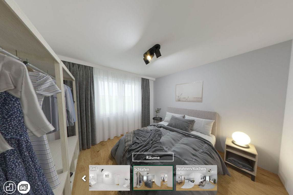 Visualisierung - Schlafzimmer