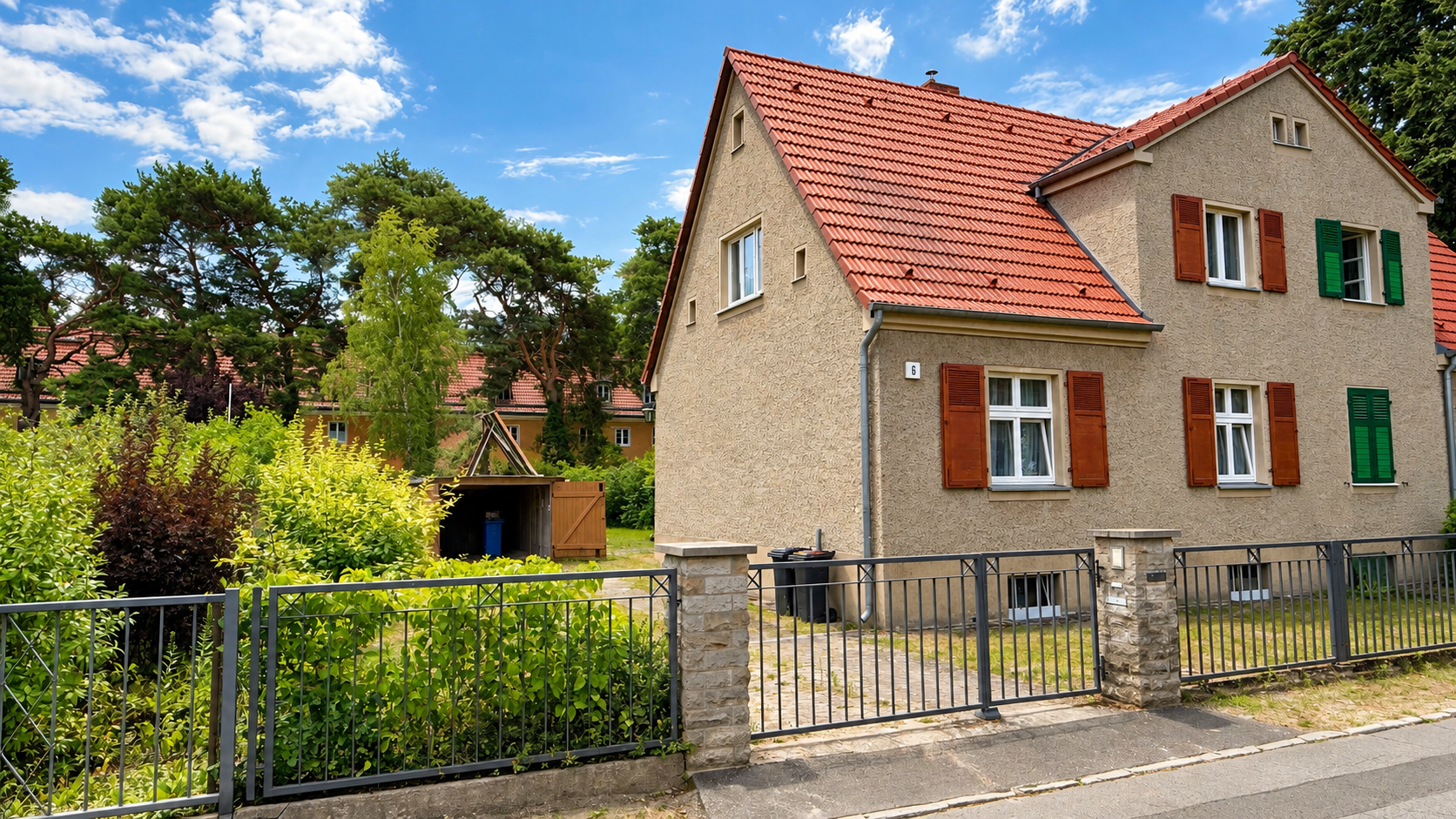 Haus von vorne