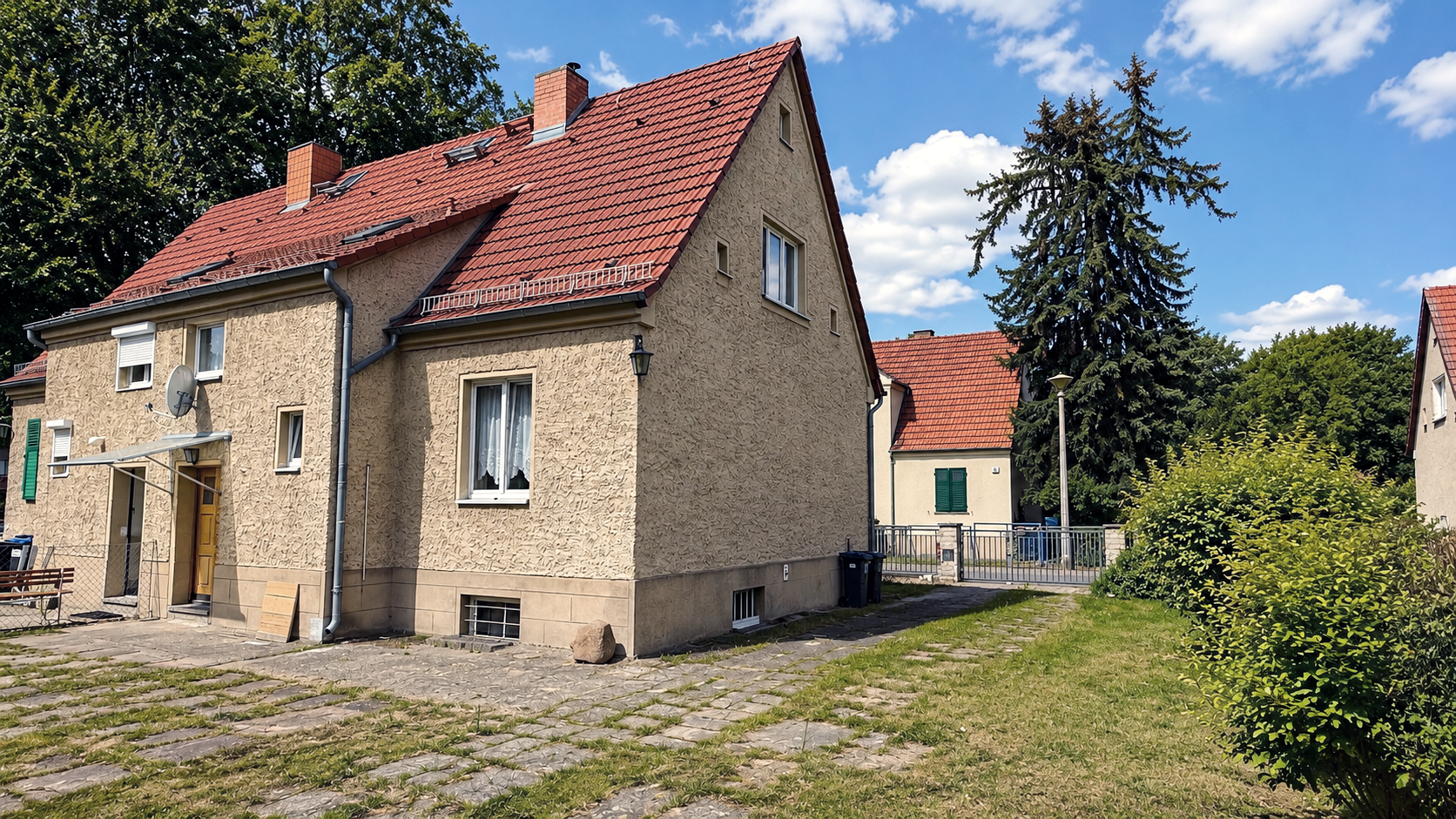 Haus von der Seite